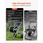 VEVOR Carrello avvolgitubo, può contenere fino a 175 piedi di tubo da 5/8" (tubo non incluso), carrelli per tubi dell'acqua da giardino, strumenti mobili con ruote, acciaio verniciato a polvere