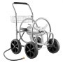 VEVOR Carrello avvolgitubo, può contenere fino a 91 m di tubo da 1,6 cm, Carrello per tubi dell'acqua da giardino Attrezzi mobili con 4 ruote, Piantagione esterno in acciaio verniciato a polvere