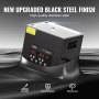 VEVOR Pulitore ad Ultrasuoni 10L, Macchina per Pulizia ad Ultrasuoni Digitale 240W con Degasaggio Modalità Delicata, Pulitore ad Ultrasuoni Industriale da 40kHz con Timer e Riscaldatore per Gioielli