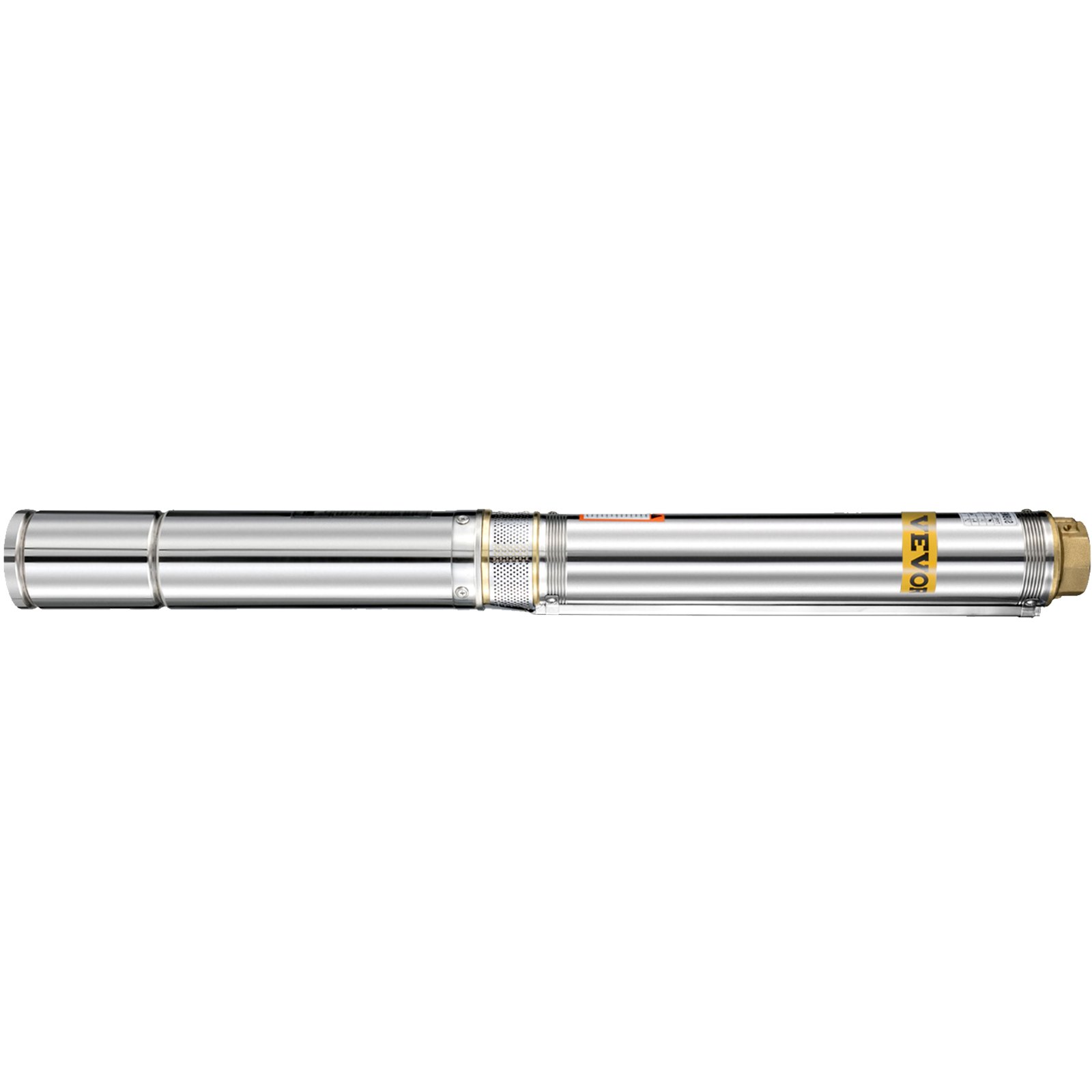 VEVOR Pompa in Acciaio Inox Sommergibile per Pozzo 1,1kw 1,5HP con Scatola di Controllo, Pompa Sommersa per Pozzo Flusso Max. da 96L/min, Pompa Pozzo Sommersa Prevalenza Massima 104 m da Giardini Orti