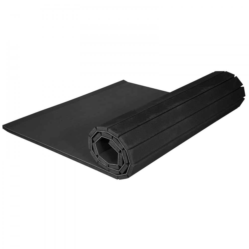 VEVOR Tappeto da Lotta, Tappeto da Ginnastica, 1.5x3m, Tappeto Palestra Domestico, Tappeto per MMA Karate Judo a Casa, Tappetino Fitness, Tappeto da Wrestling, Tappetino Yoga, Colore Nero,
