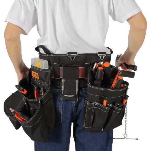 Cintura Porta Attrezzi,Magnetiche Cintura Attrezzi Con 14 Tasche