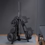 VEVOR Supporto per Dischi Pesi, Nero, Albero per Dischi Pesi per Dischi Pesi da 50,8 mm Albero per Dischi Standard, Capacità di Carico 136 kg Porta Pesi, Supporto per Bilanciere per Palestra Domestica