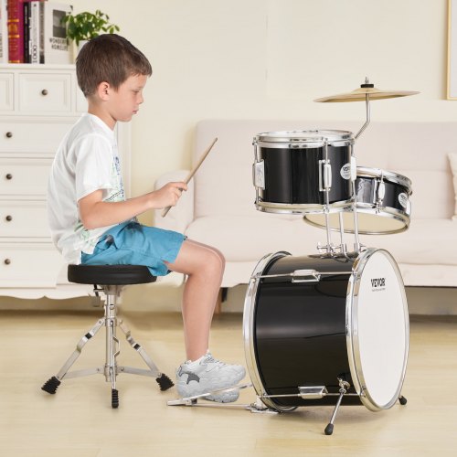 HOMCOM Set Batteria Per Bambini Con Microfono Giocattolo - Foto 8