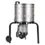 VEVOR Macchina Spiumatrice Spennatrice per Polli Galline Anatre Tamburo da 400 mm 500 W 230 giri/min, Spiumatrice con 114 Dita Morbide Ruote di Trasporto, Spennatrice per 1-2 Pulcini