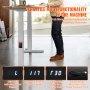 VEVOR Telaio da scrivania elettrico con doppio motore regolabile 65 a 129 cm Bianco