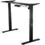 VEVOR Struttura per Scrivania in Piedi, Altezza Regolabile 70-117 cm Lunghezza 95-158 cm Gambe Elettriche per Scrivania per Computer, Base per Stazione Lavoro per Casa, Ufficio Solo Cornice, Nera