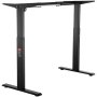 VEVOR Struttura per Scrivania in Piedi, Altezza Regolabile 70-117 cm Lunghezza 95-158 cm Gambe Elettriche per Scrivania per Computer, Base per Stazione Lavoro per Casa, Ufficio Solo Cornice, Nera