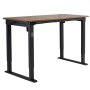 VEVOR 4-Leg Standing Desk Frame, Electric Dual Motor Height Adjustable 70-117 cm, 4 Memory Height Settings Length Stand Up Table Legs, Sit to Stand Desk Riser for Office Home Base Worksation, Black