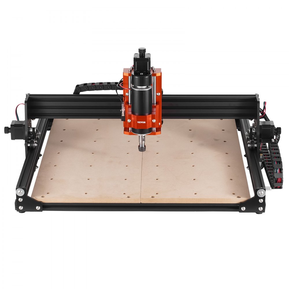 VEVOR CNC Router Macchina, 300 W, 3 Assi GRBL Controllo Kit per Fresatura e Incisione su Legno, 400 x 400 x 60 mm Area di Lavoro 1200 giri/min, Router Macchina per Legno Acrilico Schiuma Plastica