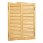 VEVOR Porte Basculanti per Bar 805 x 1060 mm Porte Interne per Saloni con Parte Superiore Arcuata, Doppia Azione in Legno di Pino, con Cerniere e Ferramenta, per Ingresso Cucina Bar Pub, Colore Tronco
