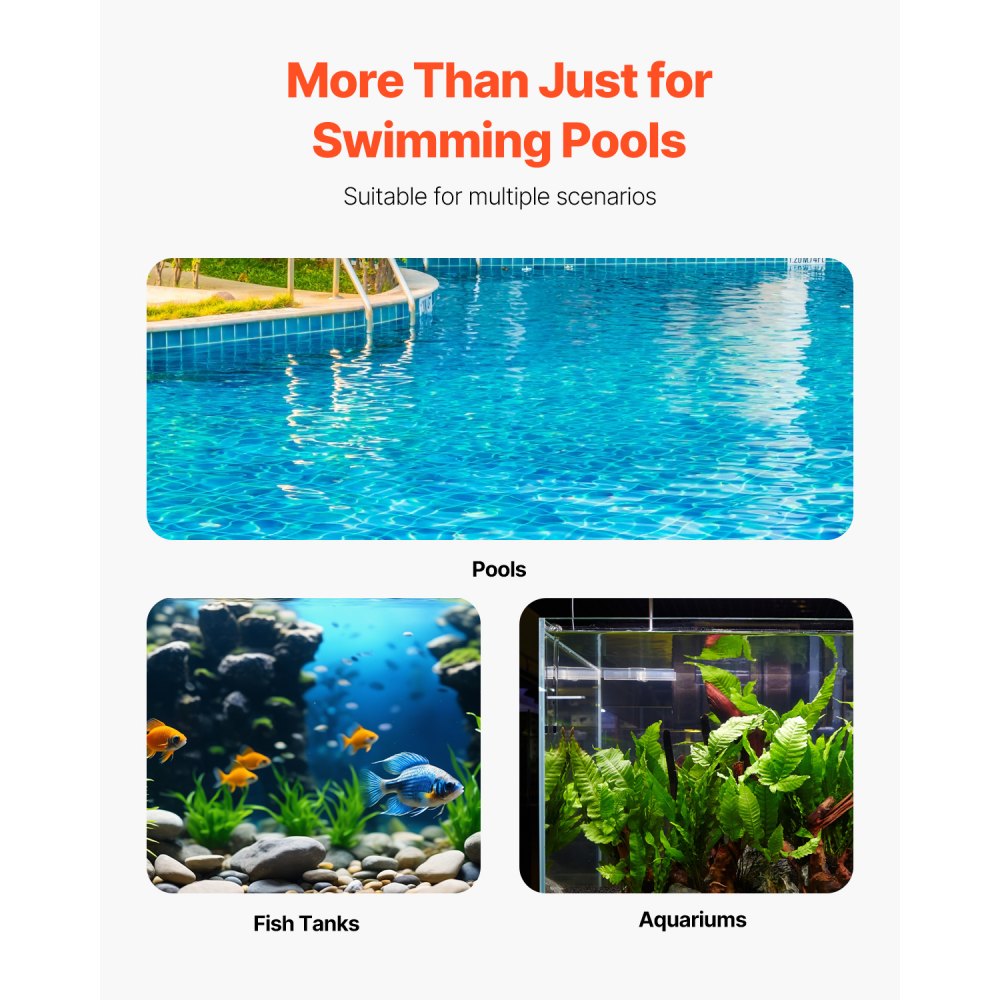 VEVOR Palline Filtranti per Piscina per Filtro a Sabbia, 0,68 kg, Materiale Filtrante in Fibra di Poliestere Bianco Riutilizzabile con Sacchetto Lavaggio, per Piscina Acquario Vasca Piscina Terra