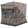 VEVOR Tenda da Caccia, Tenda da Caccia Trasparente per 4 a 5 Persone con Borsa per il Trasporto, Mimetica Portatile a 360 Gradi, Riparo Nascosto Resistente con Porta e Finestra con Cerniera