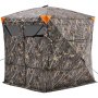 VEVOR Tenda da Caccia, Tenda da Caccia Trasparente per 4 a 5 Persone con Borsa per il Trasporto, Mimetica Portatile a 270 Gradi, Riparo Nascosto Resistente con Porta e Finestra Magnetiche