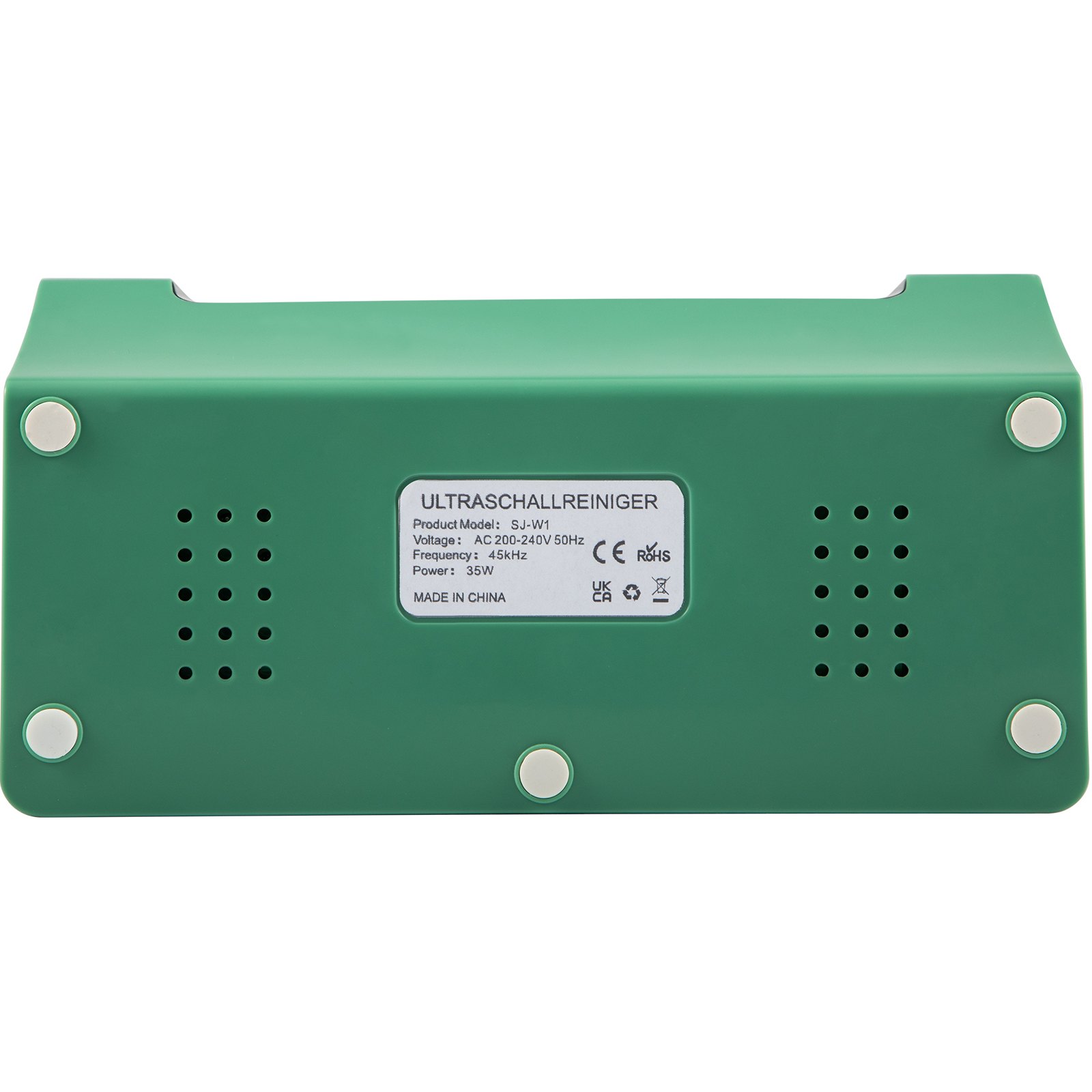 VEVOR Vasca Ultrasuoni Pulitore ad Ultrasuoni Capacità del Serbatoio 500 ml Lavatrice ad Ultrasuoni Professionale Verde Potenza Ultrasonica 35 W