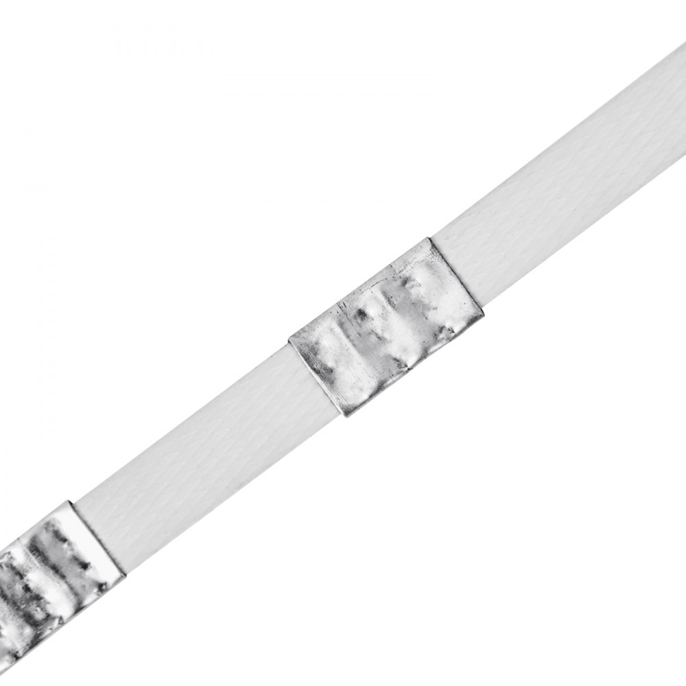 VEVOR Set di Reggiatura per Reggia in Plastica con Tenditore e Sigillatrice, Rotolo di Reggia da 100 m, Kit di Reggiatrici Manuali con 100 Sigilli Metallici, per Imballaggio, Magazzino e Trasporto