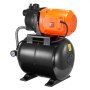 VEVOR Pompa per Pozzi Poco Profondi da 750 W 3700 L/H Pompa Aumento Pressione Automatica Irrigazione, Serbatoio di Pressione 19 L, Pressostato, Sollevamento 50 m Testa della Pompa in Termoplastico