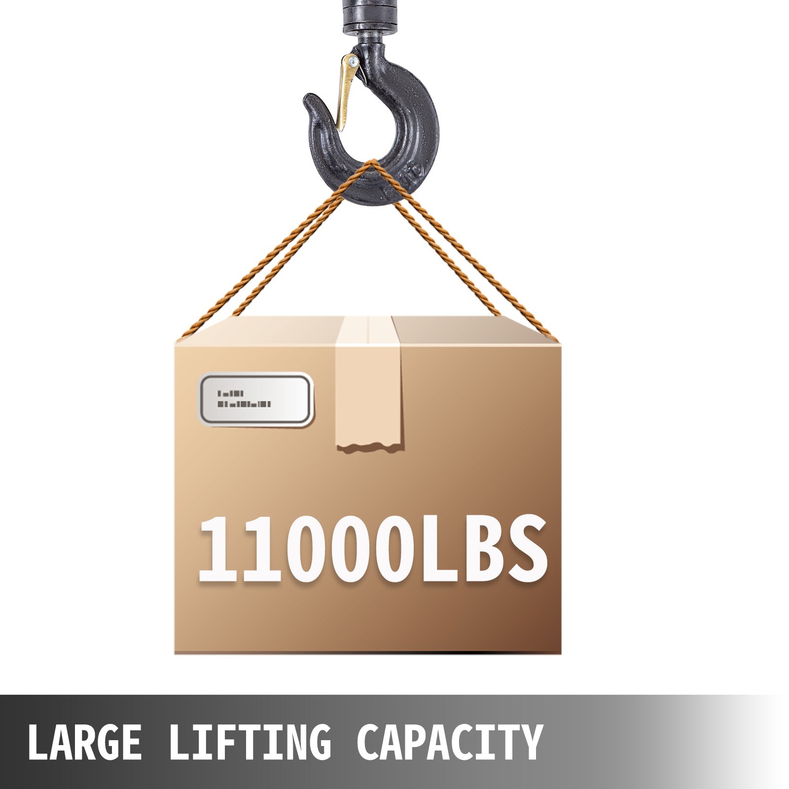 5t Argano Manuale Paranco Verricello Fune Acciaio Cavo Metallico Da 3m