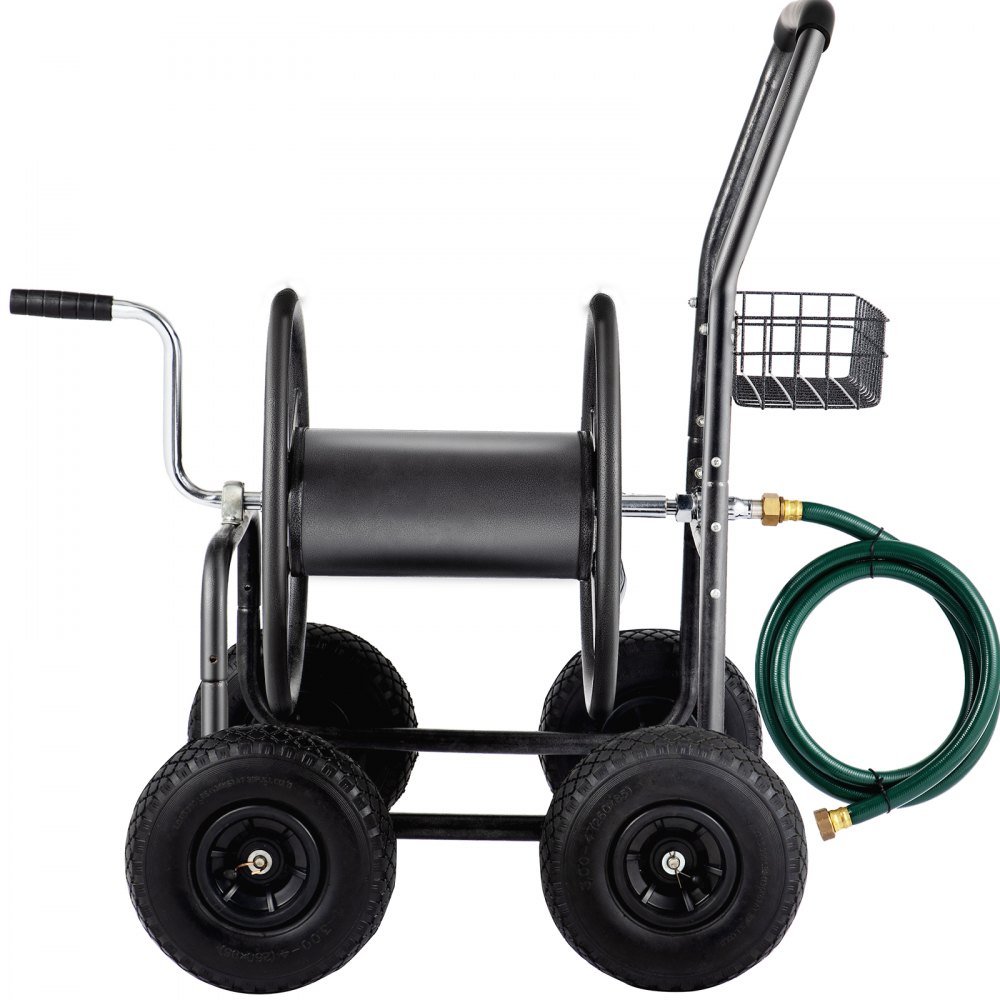 VEVOR Carrello Avvolgitubo da Giardino con 4 Ruote Tubo Irrigazione da Giardino