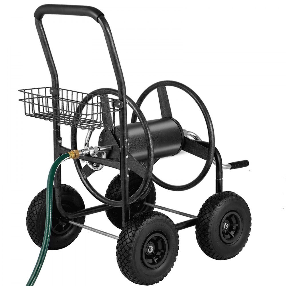 VEVOR Carrello Avvolgitubo da Giardino con 4 Ruote Tubo Irrigazione da Giardino