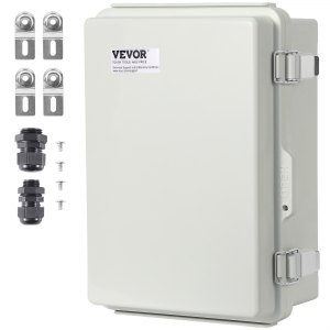Scatola Di Giunzione Impermeabile In ABS 230x150x85 Mm – Per Controllo E Distribuzione, Con Viti, Per Interni Ed Esterni