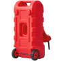 VEVOR Serbatoio di Carburante Portatile 56,78 L Modalità Pompa a Gravità e Manuale, Contenitore per Serbatoio di Carburante con Ruote, Tubo di Mandata 3,04 m e Pompa Manuale, per Motoscafi, Benzina