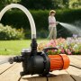 VEVOR Pompa a Getto Pozzi Poco Profondi 1300 W Pompa a Getto in PP Flusso max 4800 L/h per Sistema Irrigazione da Giardino Prato Altezza di Aspirazione 8m Riempimento Piscina con Schermo LCD