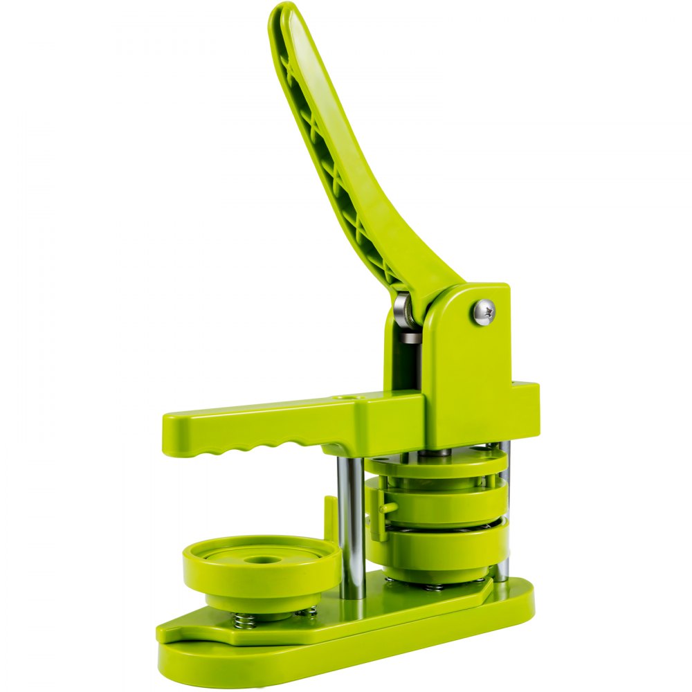 VEVOR macchina per spille Kit per Fustellatrice Manuale di Badge Spillo Bottoni Diametro 58mm Kit di Punzonatrice Manuale in Plastica con Manico
