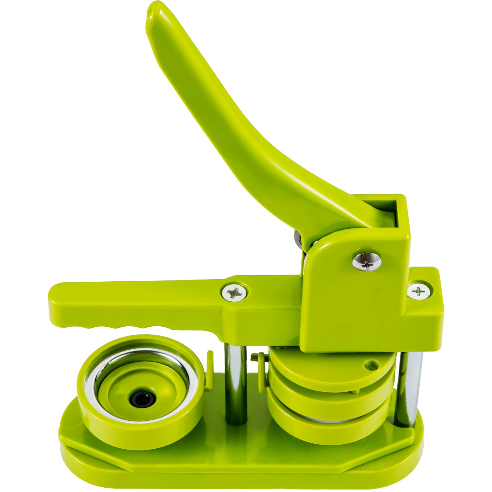 VEVOR macchina per spille Kit per Fustellatrice Manuale di Badge Spillo Bottoni Diametro 58mm Kit di Punzonatrice Manuale in Plastica con Manico