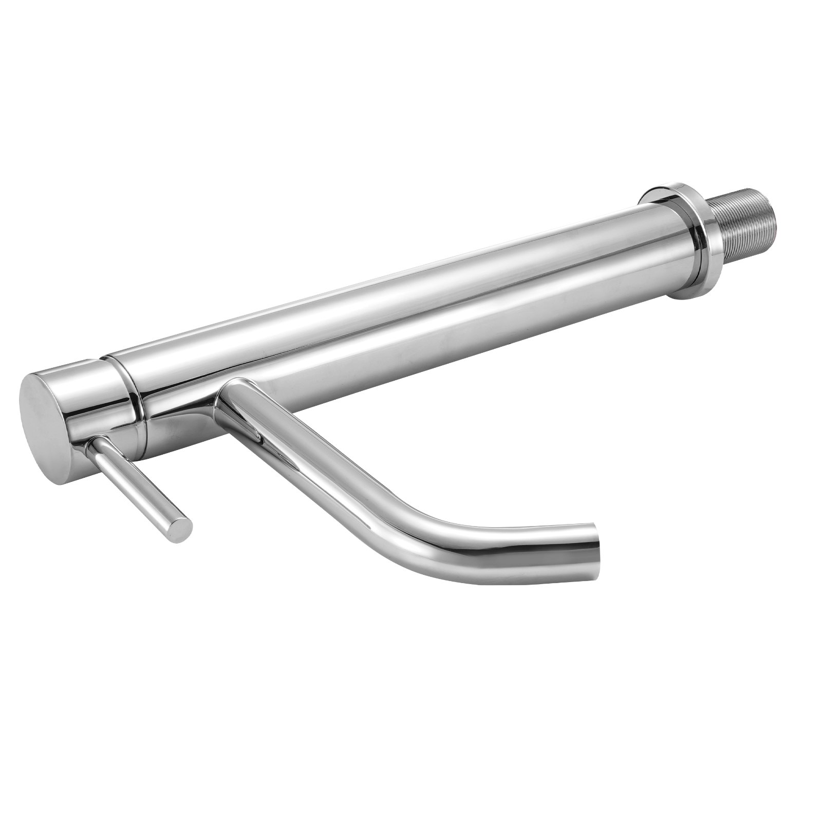 VEVOR Rubinetto Monocomando per Lavello da Cucina, Rubinetto Cromato per Lavello da Cucina, Miscelatore per Acqua Altezza del Beccuccio 195 mm in Acciaio Inossidabile, per Bagno, Bar