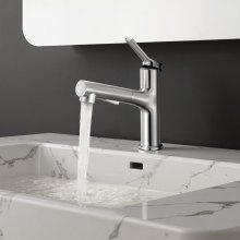 VEVOR Rubinetto Monocomando per Lavello da Cucina, Rubinetto Miscelatore con Beccuccio Estraibile per Lavello da Cucina, Miscelatore per Acqua 1 o 3 Fori per Bagno in Acciaio Inox, Bar