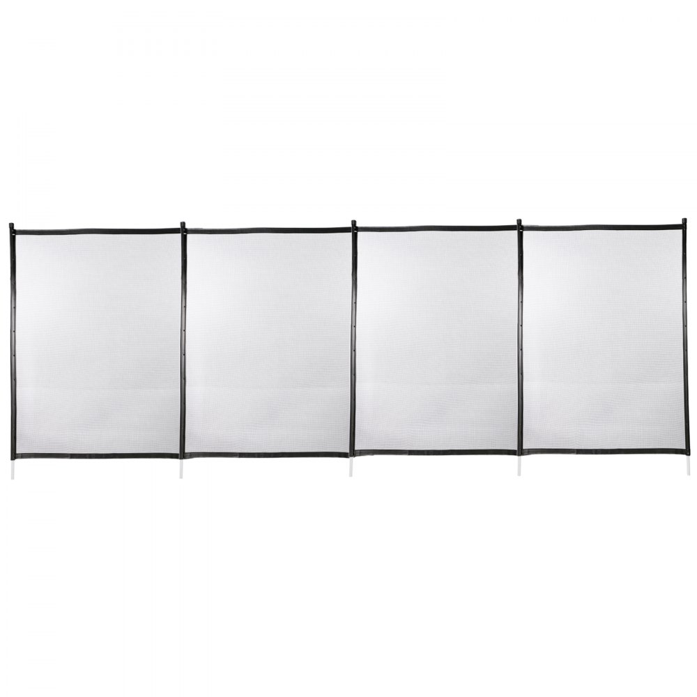 Recinzioni Di Piscina Per Piscine Interrate Recinzione Porta 4x48 Pollici, Nera