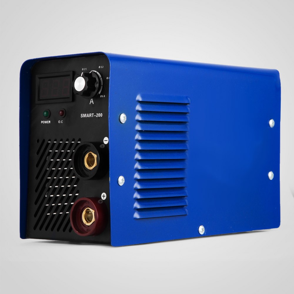 Saldatrice Inverter Igbt Smart-200 200a + Accessori E Maschera Fabbro Saldatura