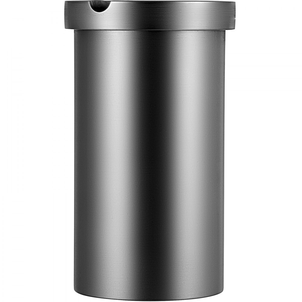 VEVOR Crogiolo in Grafite ad Alta Purezza, Capacità 2 kg, Temperatura 1300 ℃, 65 x 110 mm Crogiolo di Grafite di Fusione per Fondere Oro, Argento, Rame, Ferro, Alluminio e Altri Metalli Non Ferrosi