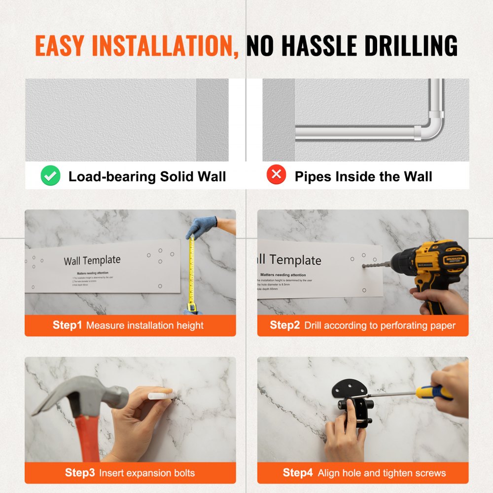 VEVOR Sedile per Doccia Pieghevole in Teak 510 x 50 x 335 mm Panca per Doccia Pieghevole a Parete con Capacità 199,58 kg Sedia da Doccia Pieghevole Salva Spazio, per Anziani Donne Incinte Bambini