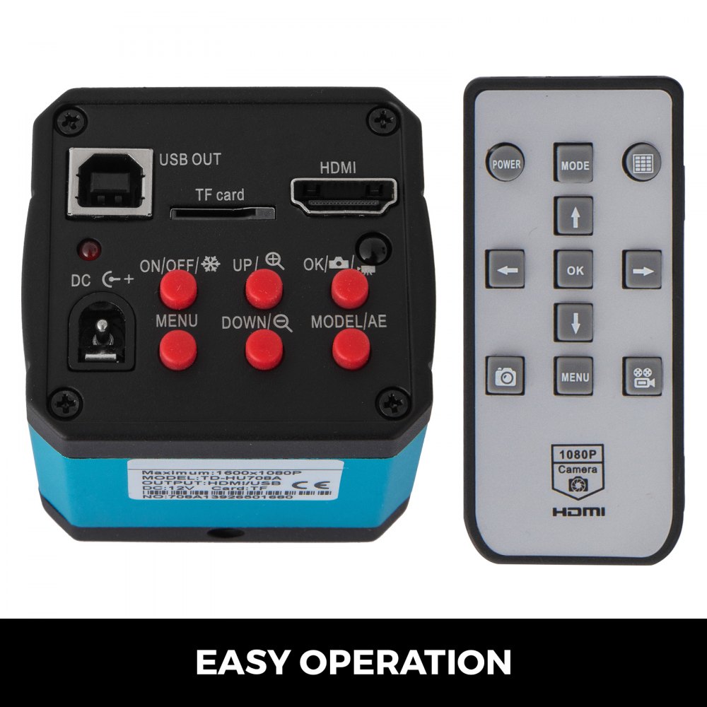 Microscopio Digitale Hdmi 14mp Zoom Digitale 8x 90-110 Mm Telecamera