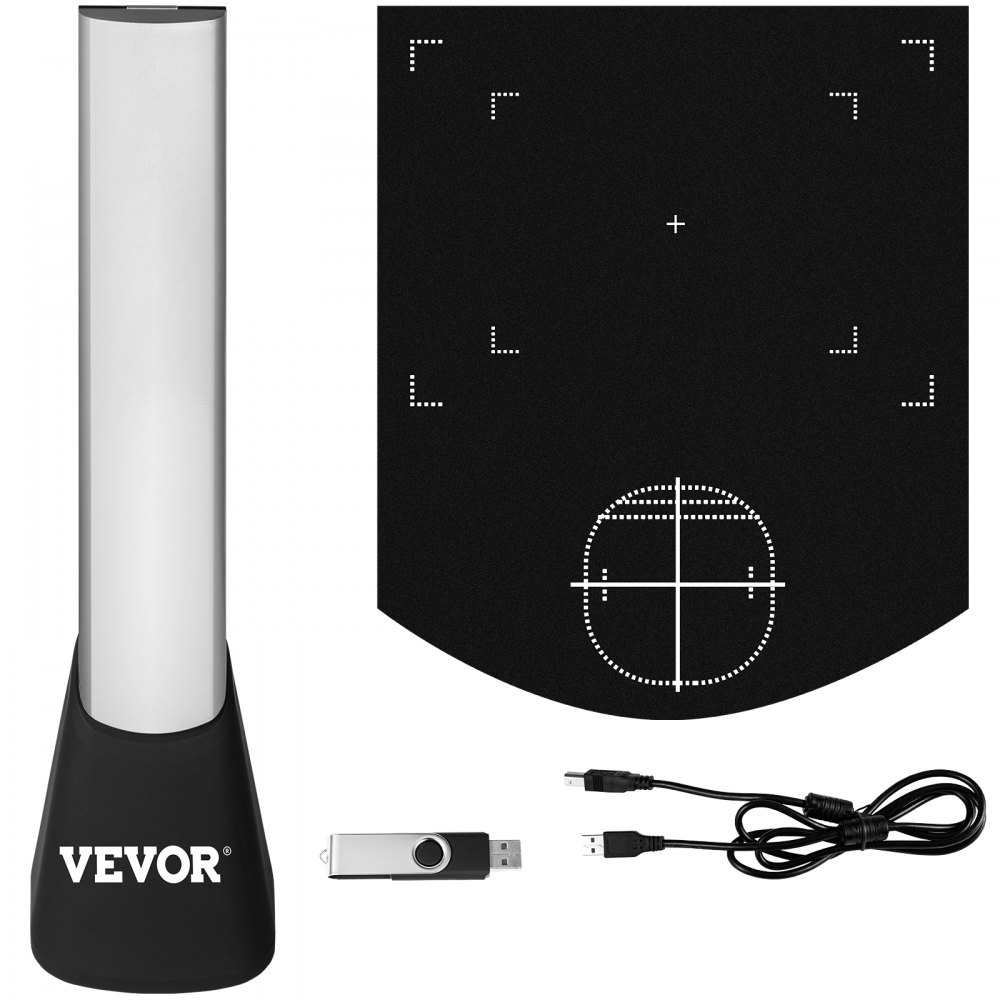 VEVOR Scanner Portatile ad Alta Definizione A4, 10 Mega-Pixel Scanner per Documenti, Formato Scanner A4 con Doppia Lente + 4 Luci LED, Scanner Intelligente per Documento con funzione OCR Multilingua