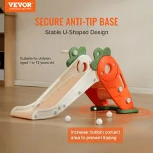 VEVOR Scivolo da Interno per Bambini Scivolo Giocattolo di Casa Lunghezza ca. 1,07m per Bambini Età 1-12 ca., Scivolo Parco Interno da Gioco Scivolo Divertimento per Bambini Capienza max. 39,9kg ca.