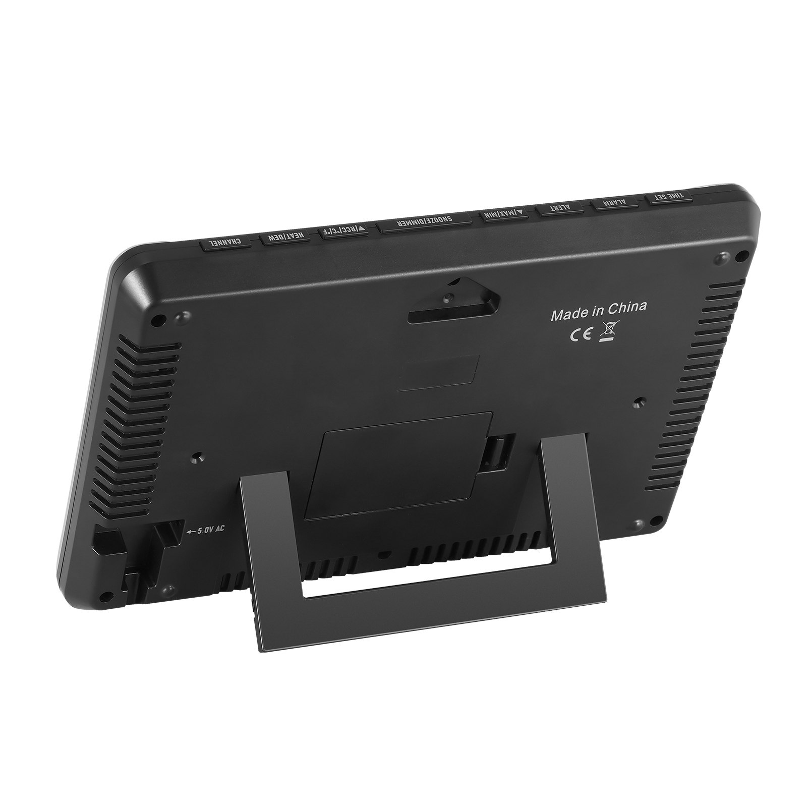 VEVOR Stazione Meteorologica Wireless per Interni Schermo a Colori 7,9 Pollici con l'Orologio Atomico RCC, Stazione Meteo Display a Colori 7,9 Pollici con Sensori Orologio Sveglia da Parete/Appoggio