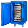 VEVOR Contenitore per Alimenti Isolato per Alimenti Carrier 120 L Blu Catering