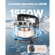 VEVOR Liofilizzatore per Alimenti da Casa 1550W per Frutta Verdure Carne