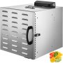 Vevor Macchina Essiccatore Alimento Controllo Digitale 400 W 53 X 47 X 48 Cm