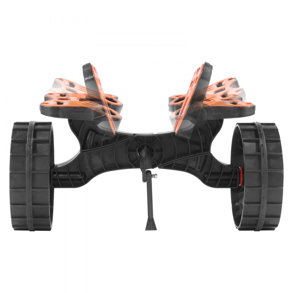 VEVOR Carrello per Kayak, Carico di 136,1 kg, Carrello per Trasporto Tavole da Surf con Pneumatici in Gomma 25,4 cm e 1 Cinghia a Cricchetto, per Trasporto di Canoe, Paddleboard, Materassini
