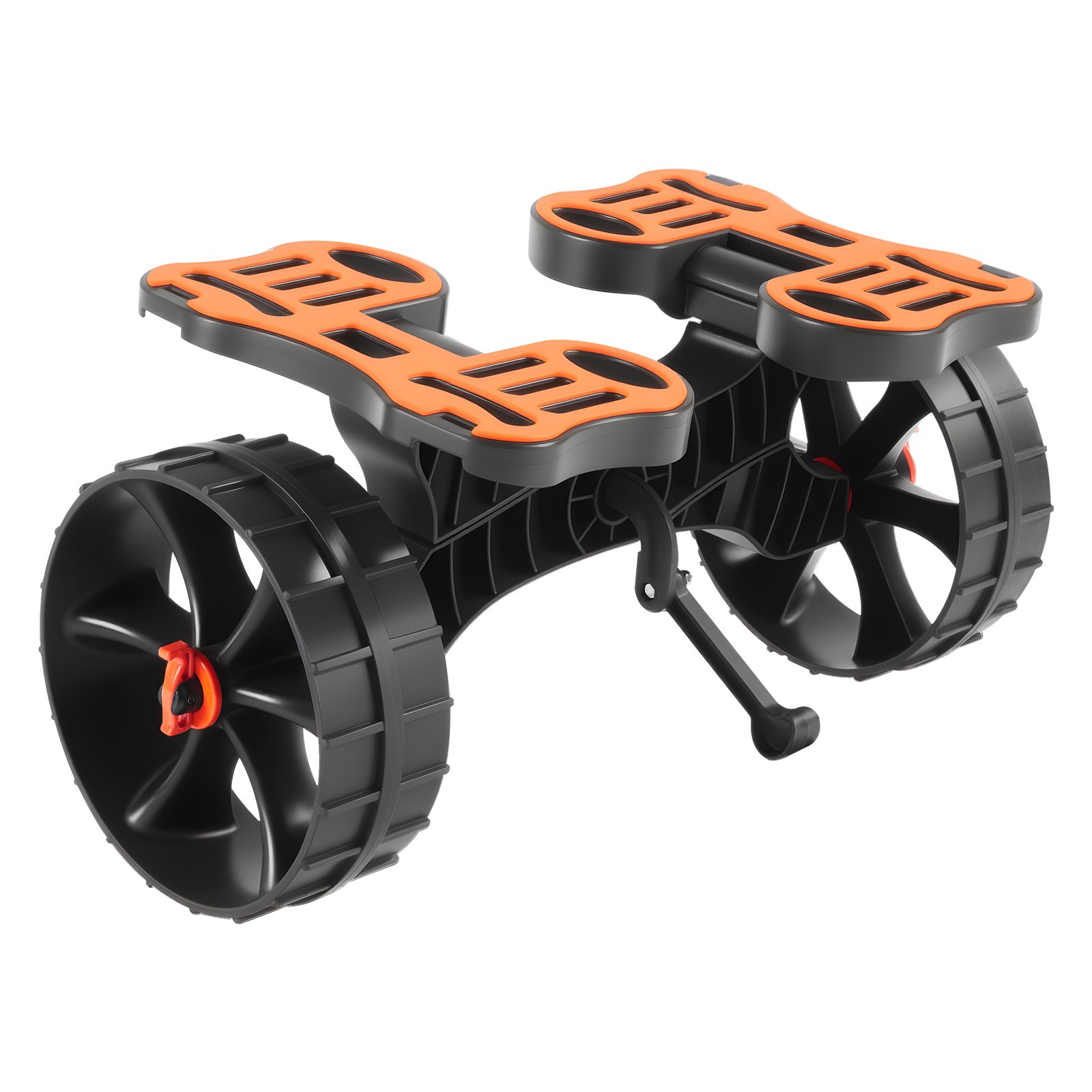 VEVOR Carrello per Kayak, Carico di 136,1 kg, Carrello per Trasporto Tavole da Surf con Pneumatici in Gomma 25,4 cm e 1 Cinghia a Cricchetto, per Trasporto di Canoe, Paddleboard, Materassini