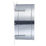 VEVOR Ventilatore a Timpano 380 mm Ventola di Scarico per Soffitta, Termostato Regolabile e Rete Esterna, Ventilatore per Casa 36,81 m³/min Ventilazione Silenziosa per Tetto, Negozio, Colore Zincato