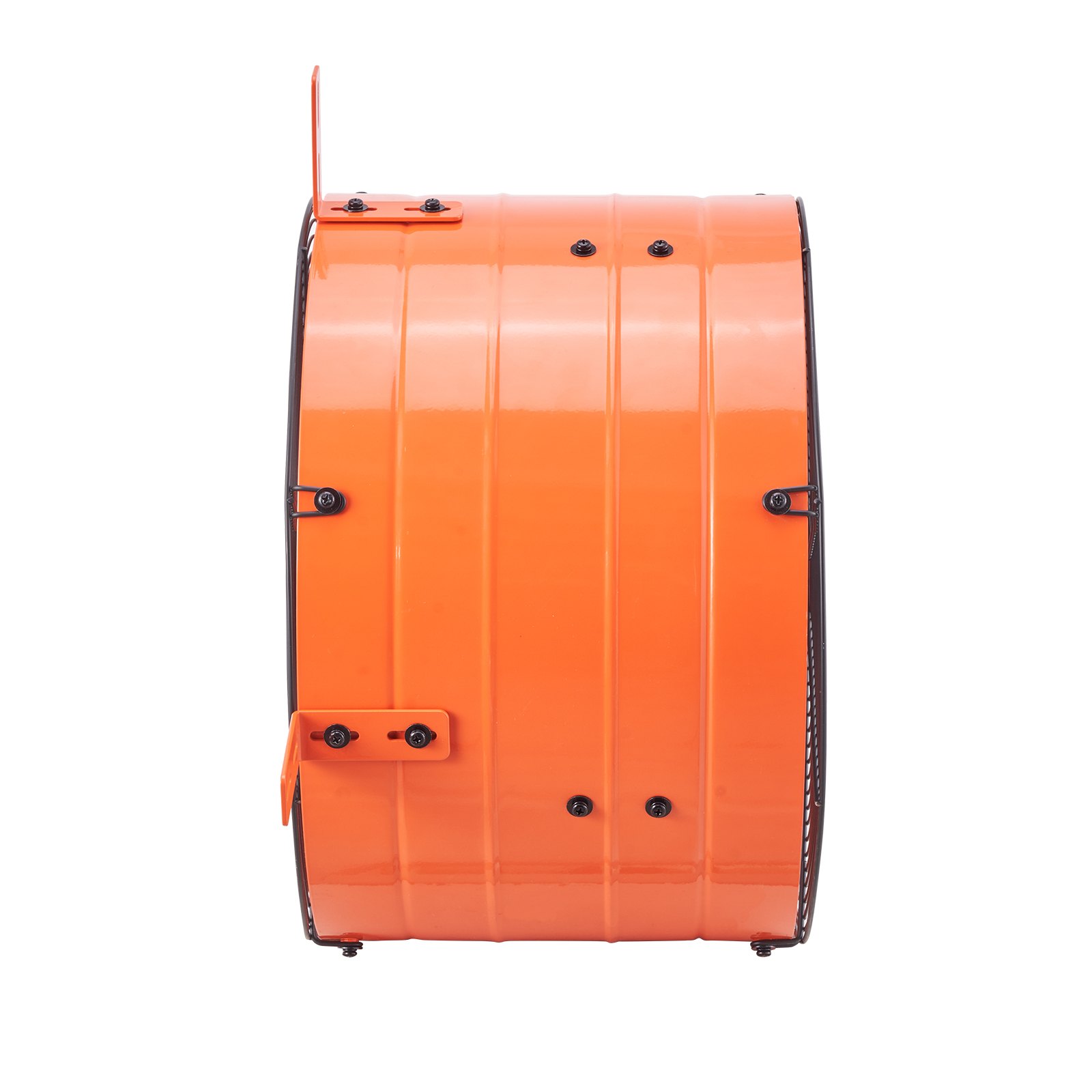 VEVOR Ventilatore a Timpano 420 x 420 x 275 mm Ventilatore di Scarico per Soffitta da 1387,52 L/s con Termostato Regolabile e Rete Esterna, per Tetto, Garage e Negozio, Arancione Brillante