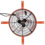VEVOR Ventilatore da Timpano 38,1 cm, Aspiratore per Sottotetto 1650 CFM con Termostato, in Robusto Acciaio al Carbonio, Raffreddamento e Ventilazione per Casa, Garage, Magazzino e Officina, Arancione