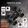 VEVOR Auto Telecomandata 1:14 Fuoristrada RC 4WD 33x24x140 cm in Metallo