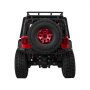 VEVOR Auto Telecomandata, Auto RC in Scala 1:24, Monster Truck Fuoristrada 4WD con Luci Complete e 2 Batterie Ricaricabili per Tutti i Terreni con Impennata di 45°, Camion RC ad Alta Velocità 42 km/h