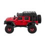 VEVOR Auto Telecomandata, Auto RC in Scala 1:24, Monster Truck Fuoristrada 4WD con Luci Complete e 2 Batterie Ricaricabili per Tutti i Terreni con Impennata di 45°, Camion RC ad Alta Velocità 42 km/h